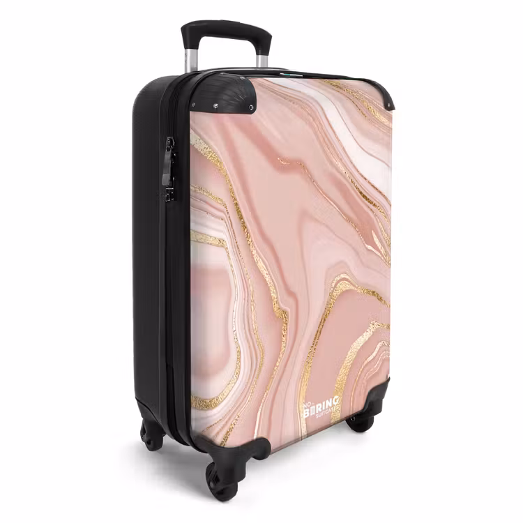 CaseSwap™ - Marble - Pink Marble with Gold Accents — 2
