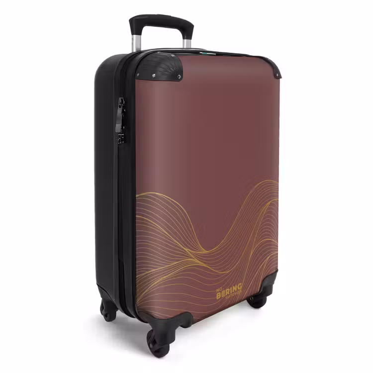 CaseSwap™ - Minimal - Chestnut brown with golden waves — 2