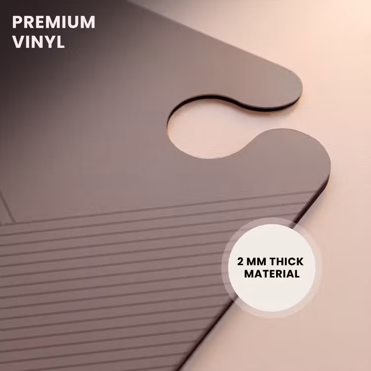 CaseSwap™ - Minimal - Crossing lines on dark taupe — 6
