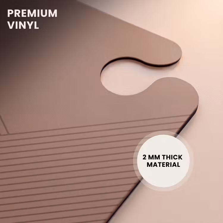 CaseSwap™ - Minimal - Crossing lines on warm brown — 6