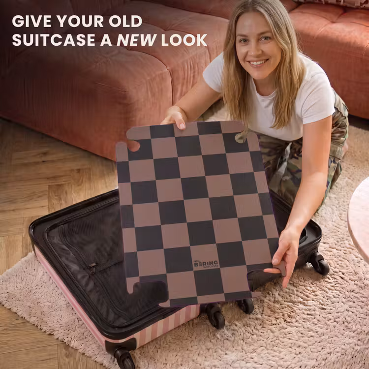 CaseSwap™ - Squares - Black/Brown — 3