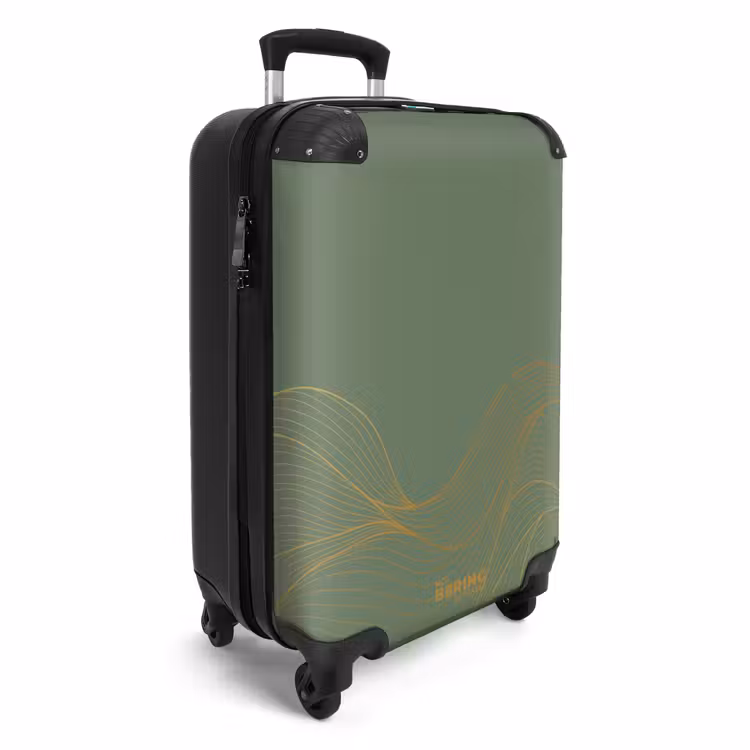 CaseSwap™ - Minimal - Gray-green with gold waves — 2