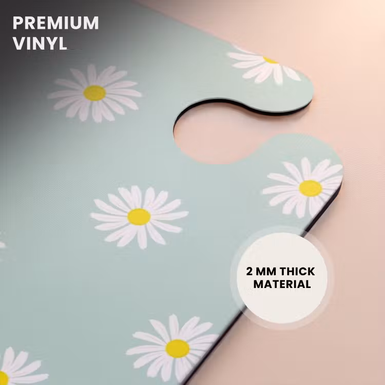 CaseSwap™ - Pastel - Daisies on pastel green background — 6