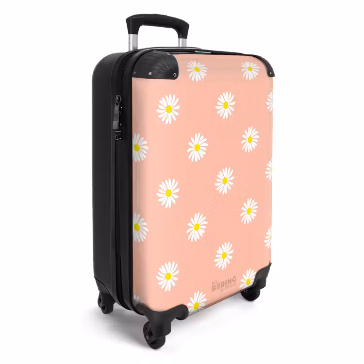 CaseSwap™ - Pastel - Daisies on salmon pink background — 2