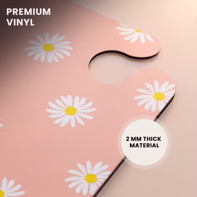 CaseSwap™ - Pastel - Daisies on salmon pink background — 6