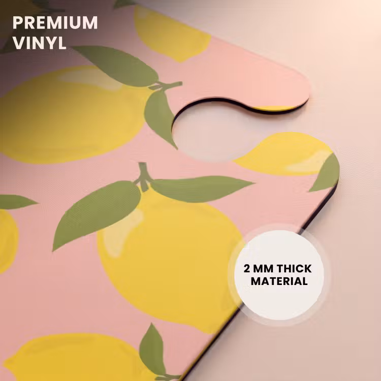 CaseSwap™ - Pastel - Lemons on salmon pink background — 6