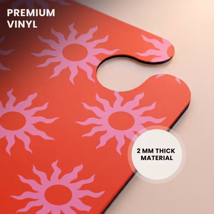 CaseSwap™ - Patterns - Sunburst pattern on bright red background — 6
