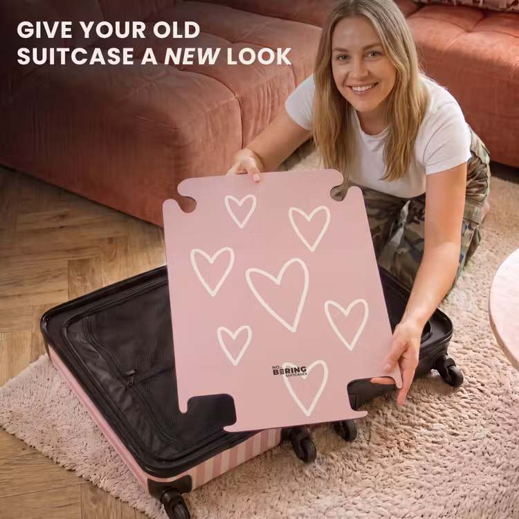 CaseSwap™ - Patterns - Floating hearts on old pink — 3