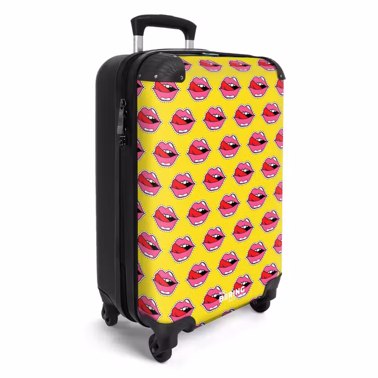 CaseSwap™ - Patterns - Lips on yellow background — 2