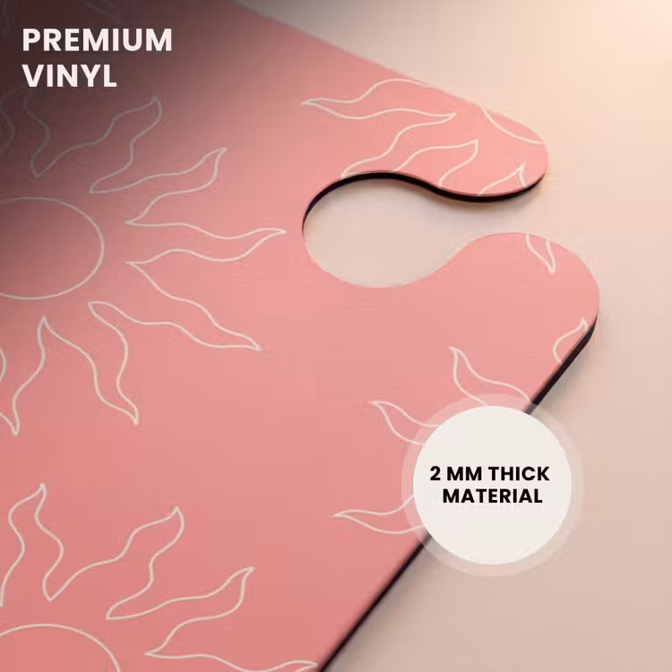 CaseSwap™ - Patterns - Sunburst pattern on coral pink background — 6