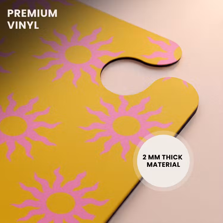 CaseSwap™ - Patterns - Sunburst pattern on golden yellow background — 6