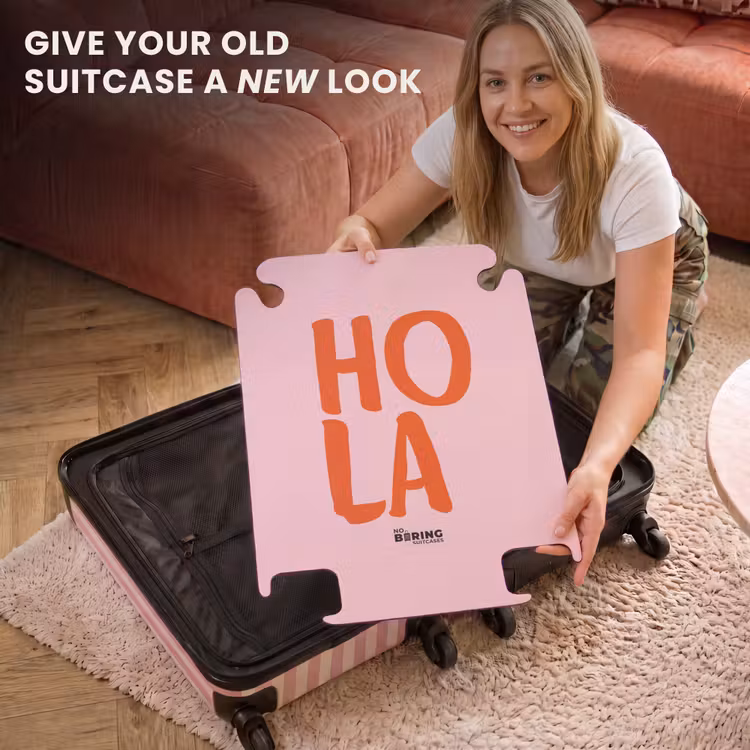 CaseSwap™ - Quotes - Hola light pink — 3