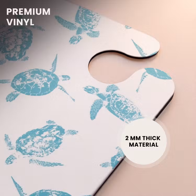 CaseSwap™ - Patterns - Blue turtles on cream background — 6