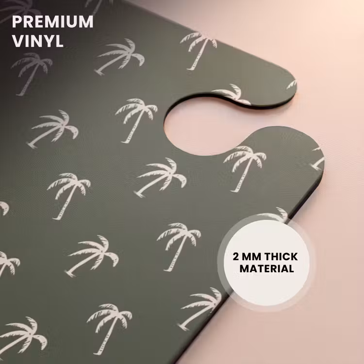 CaseSwap™ - Patterns - Small palm trees on dark olive green — 6