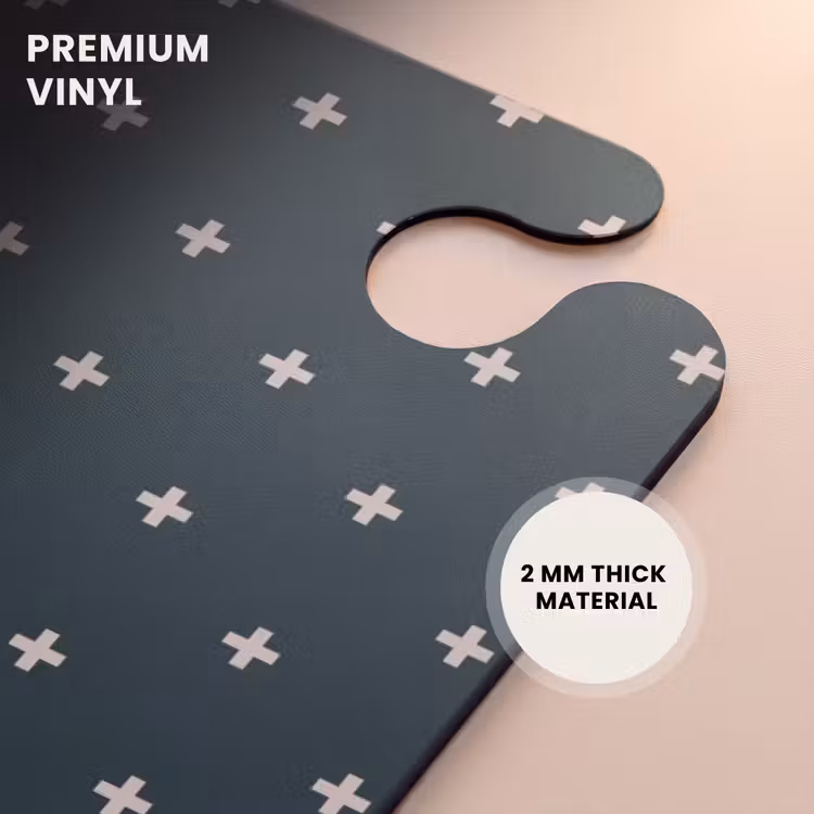CaseSwap™ - Patterns - Plus pattern on gray-blue — 6
