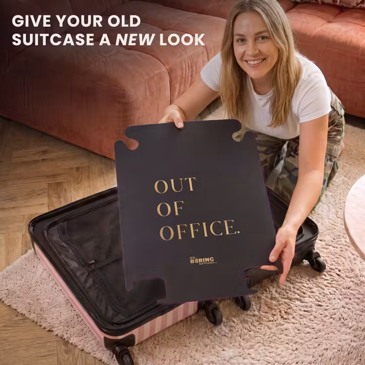 CaseSwap™ - Quotes - Out of office - Gold - Holiday - Black — 3