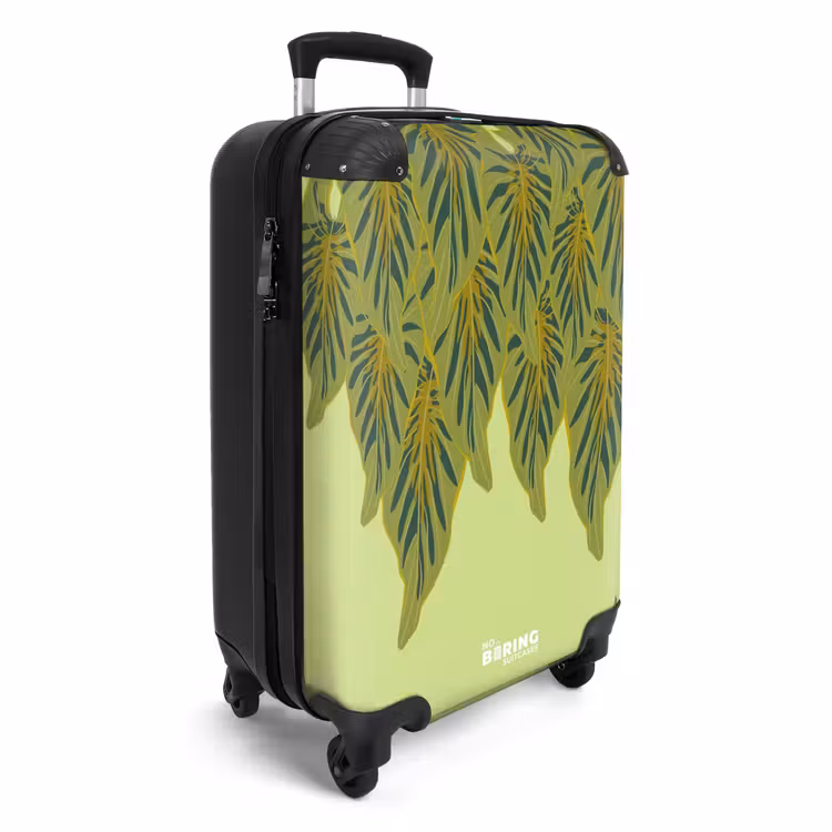 CaseSwap™ - Summer memories - Tropical leaves on Green background — 2