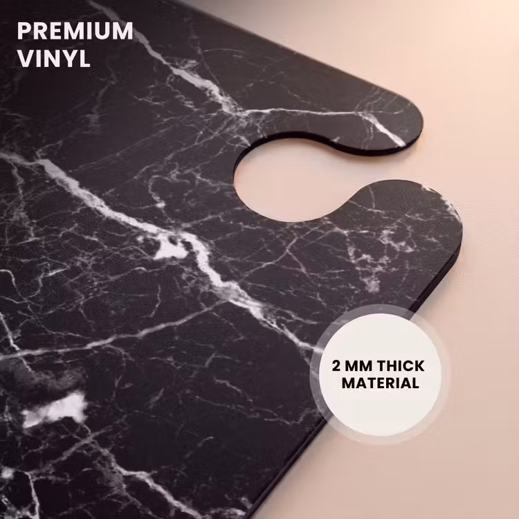 CaseSwap™ - Marble look - Black - Letter D - Marble — 6