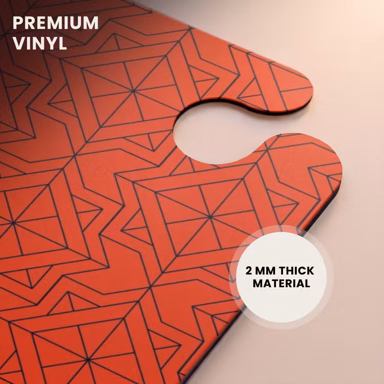 CaseSwap™ - Patterns - Geometric pattern on orange — 6