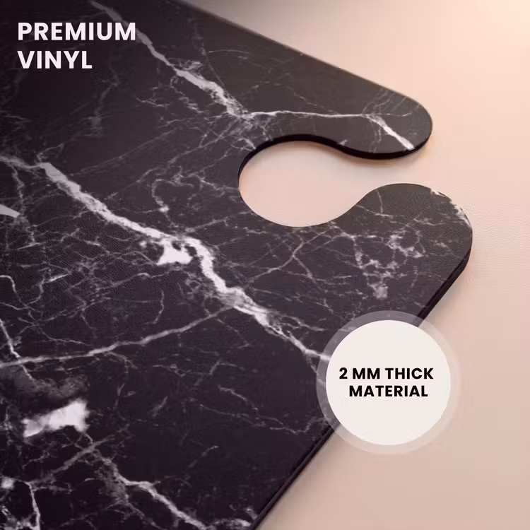 CaseSwap™ - Marble print - Black - Letter K — 6