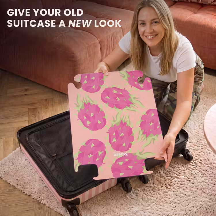 CaseSwap™ - Summer memories - Dragon fruit on a peach background — 3