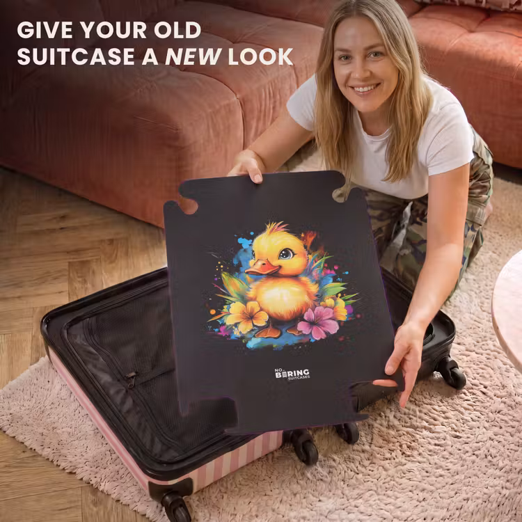CaseSwap™ - Duck with tropical flowers — 3