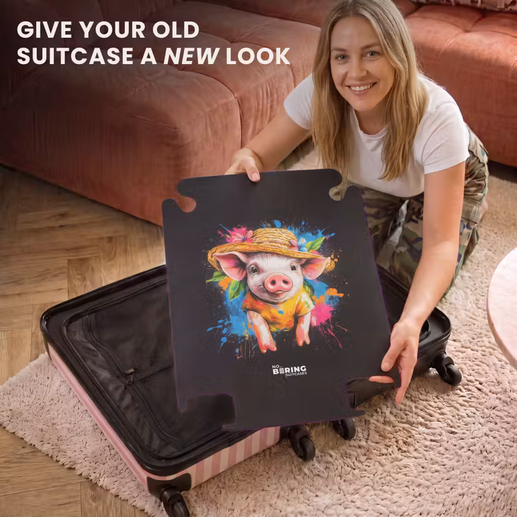 CaseSwap™ - Funny pig with hat illustration — 3
