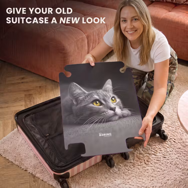 CaseSwap™ - Black and white cat with yellow eyes — 3
