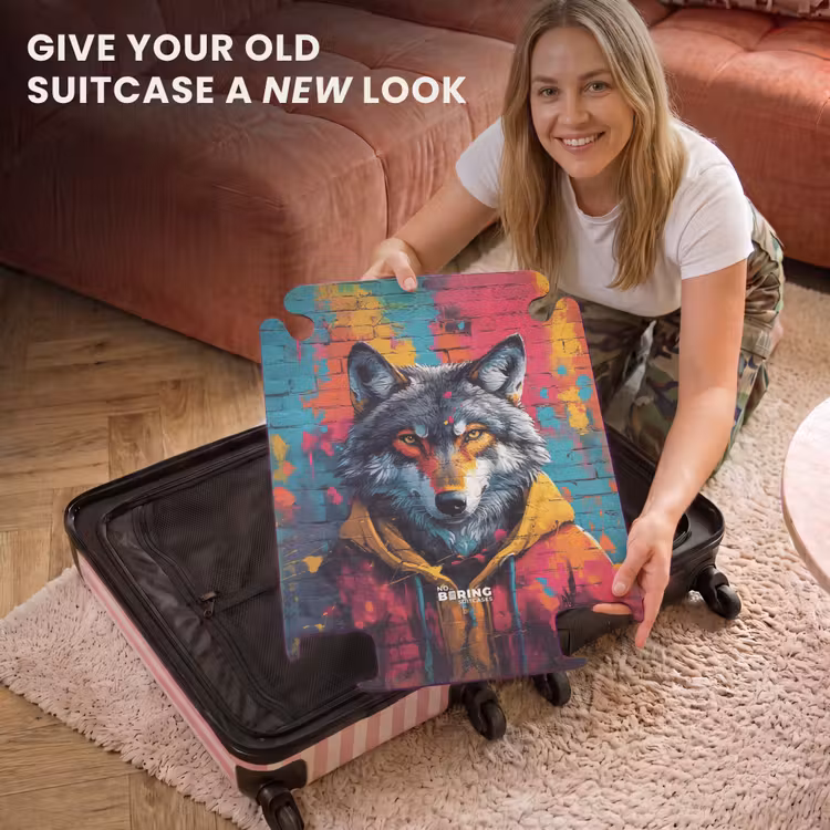 CaseSwap™ - Colorful fox with coat in graffiti style — 3