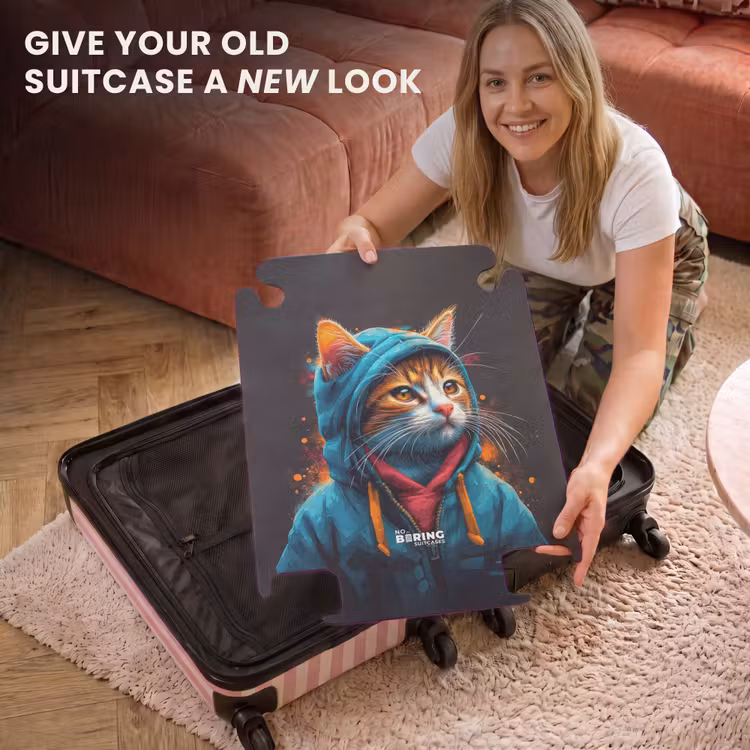 CaseSwap™ - Graffiti cat with blue vest — 3