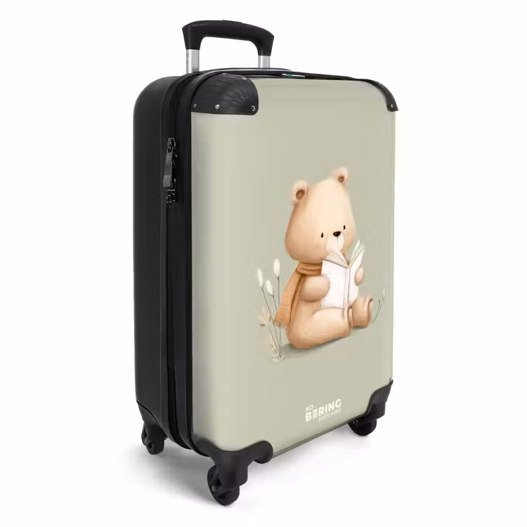 CaseSwap™ - A brown bear with a book - Green — 2