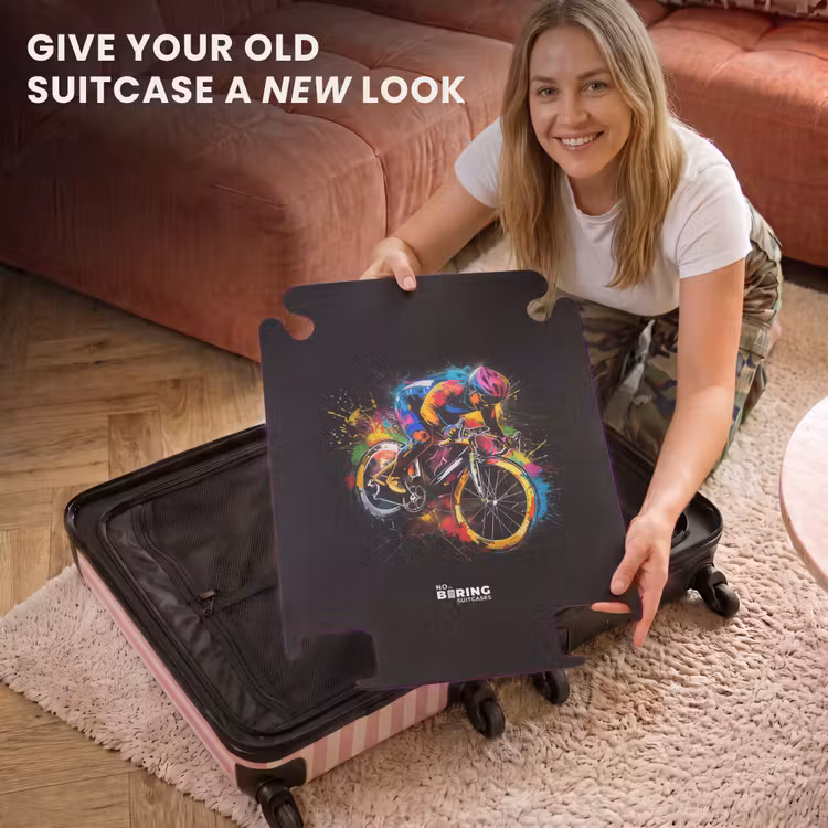 CaseSwap™ - Colorful cyclist with paint — 3