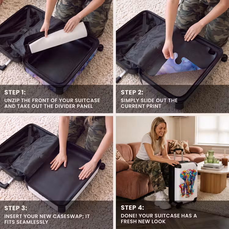 CaseSwap™ - Colorful elephants — 4
