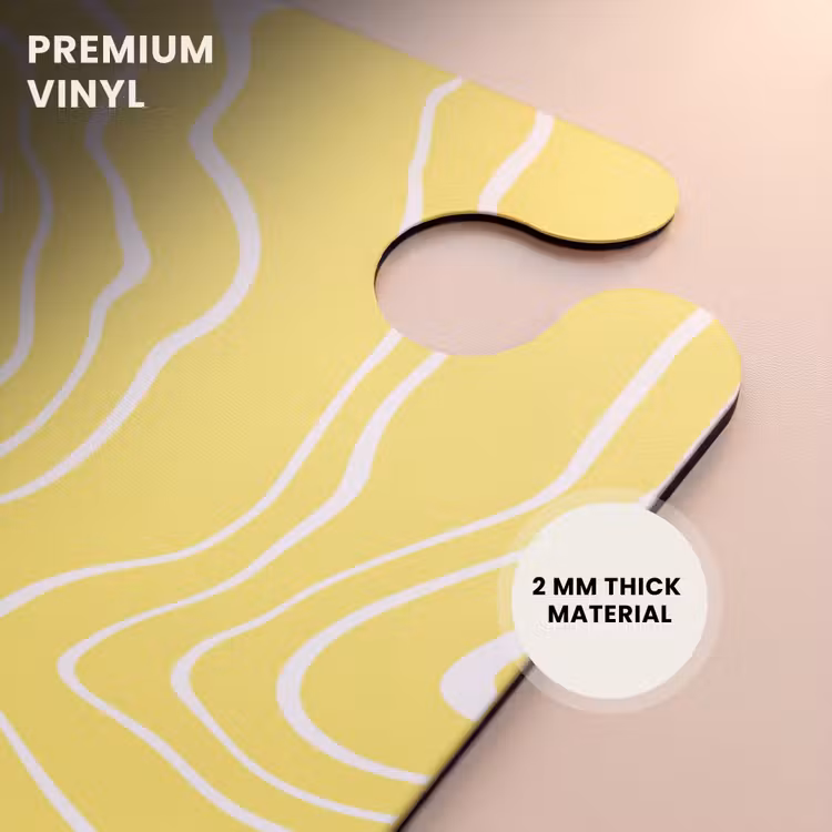 CaseSwap™ - Yellow background with abstract white lines — 6