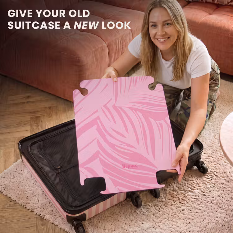 CaseSwap™ - Large leaves in different shades of pink — 3