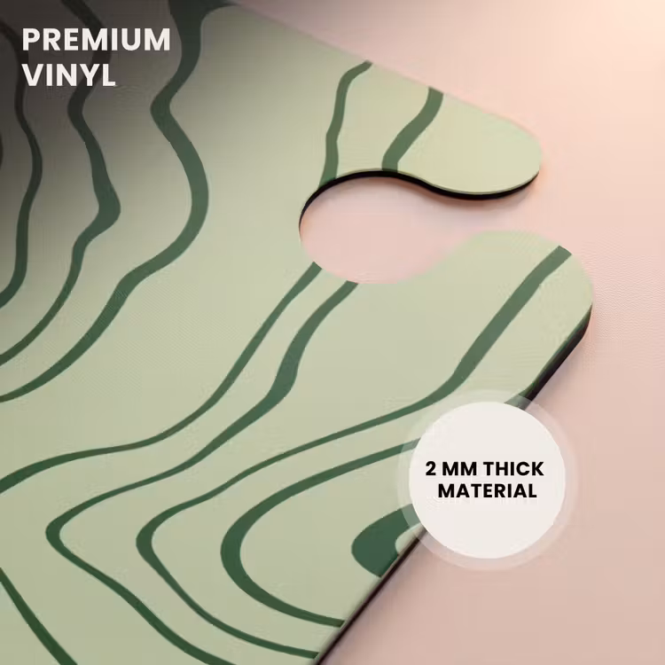 CaseSwap™ - Light green background with abstract dark green lines — 6