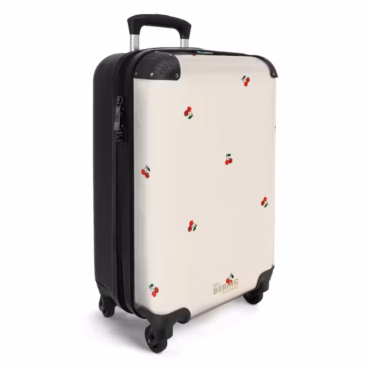 CaseSwap™ - Beige background with pattern of small cherries — 2