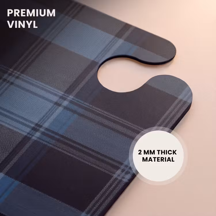 CaseSwap™ - Classic checkered pattern in shades of blue — 6