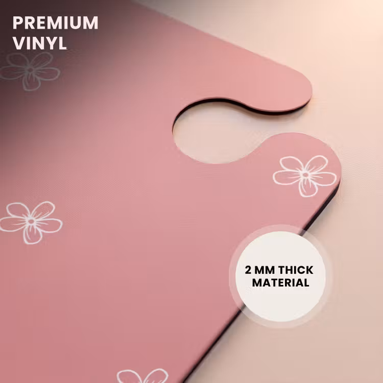 CaseSwap™ - Pink background with white flowers — 6