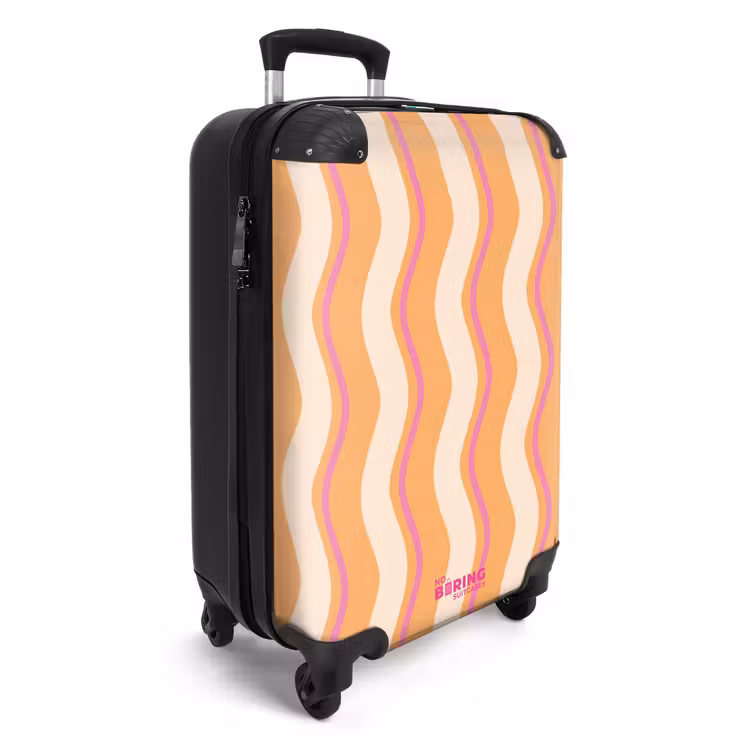 CaseSwap™ - Wavy stripes in orange and pink — 2