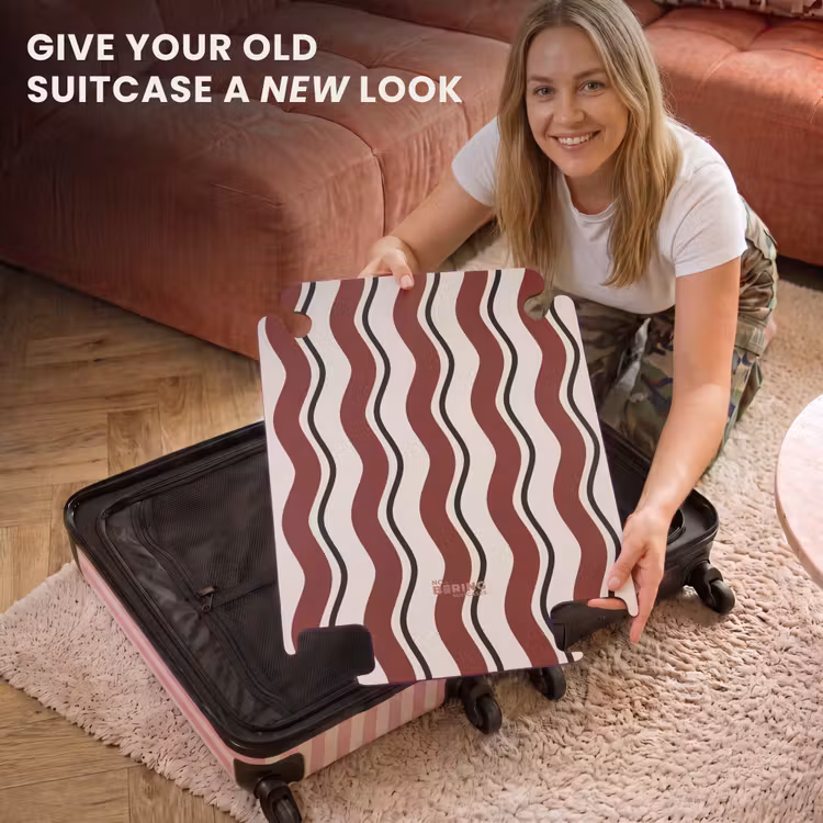 CaseSwap™ - Wavy stripes in red — 3
