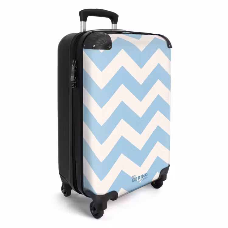 CaseSwap™ - Zigzag pattern in blue and white — 2