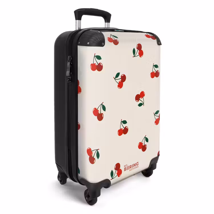 CaseSwap™ - Beige background with pattern of large cherries — 2