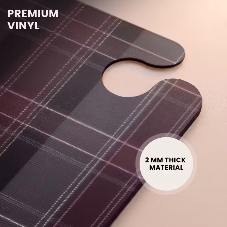 CaseSwap™ - Classic checkered pattern in gray and red — 6