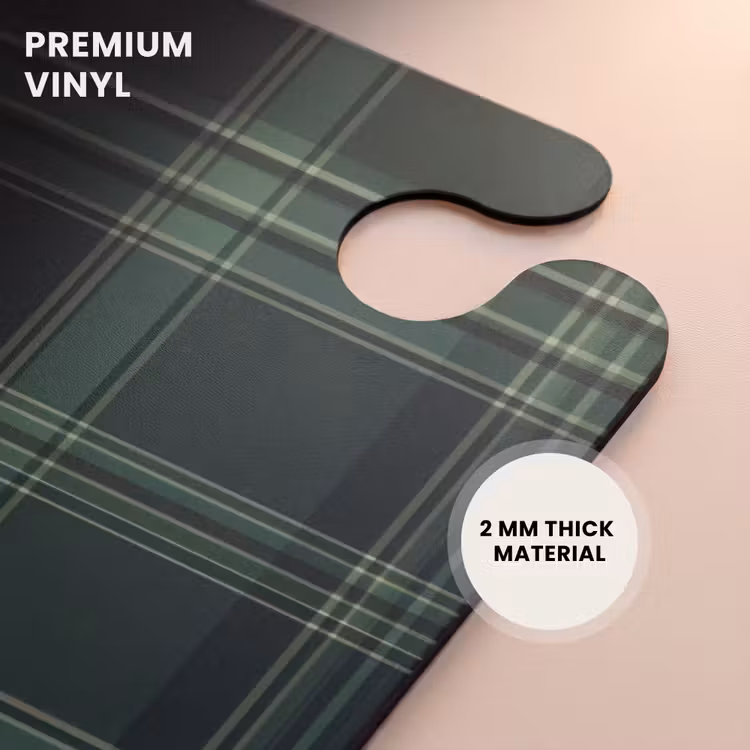 CaseSwap™ - Classic checkered pattern in shades of green — 6