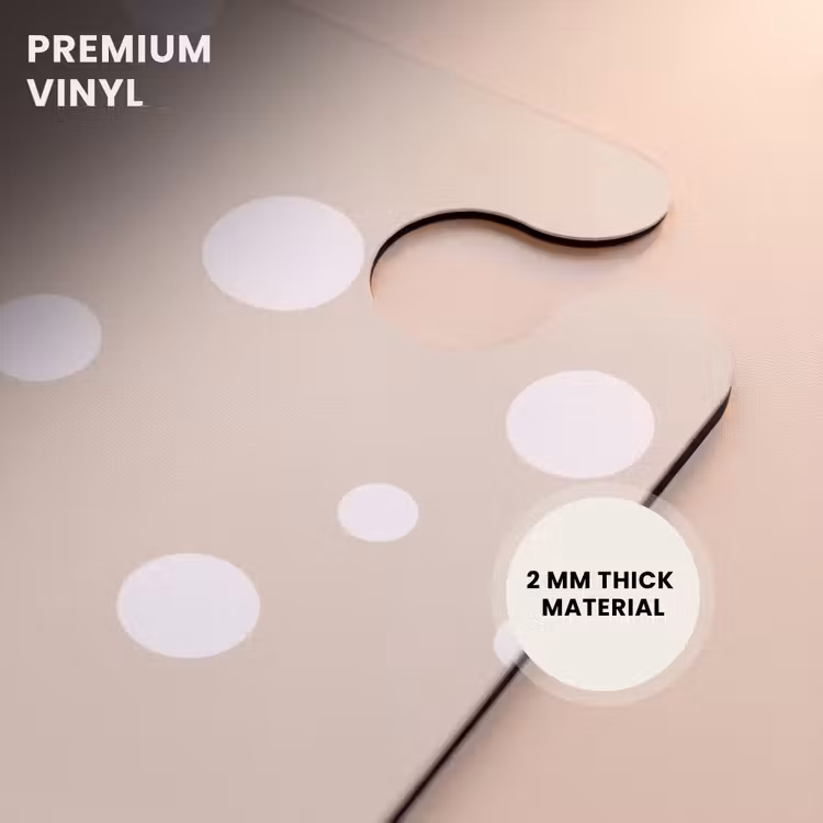 CaseSwap™ - Beige background with white polka dots — 6