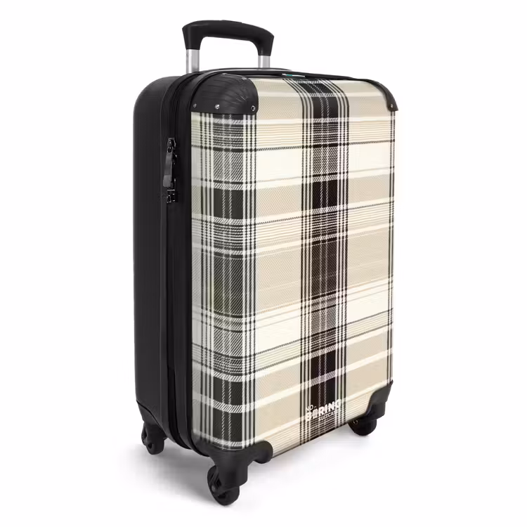 CaseSwap™ - Classic plaid pattern in beige — 2