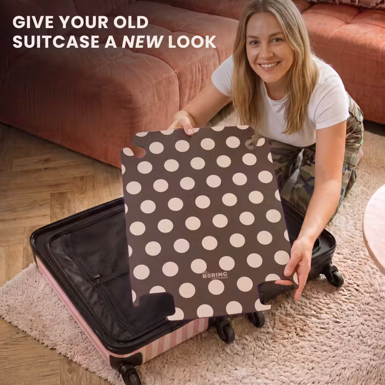CaseSwap™ - Dots pattern in different shades of brown — 3