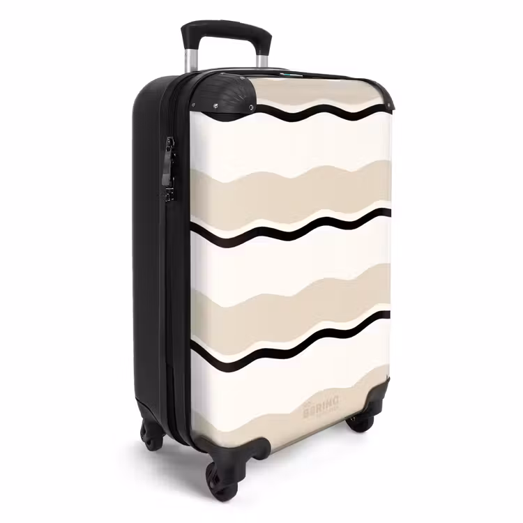 CaseSwap™ - Wavy stripes in cream shades — 2