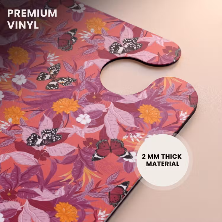 CaseSwap™ - Tropical butterfly pattern dark pink — 6